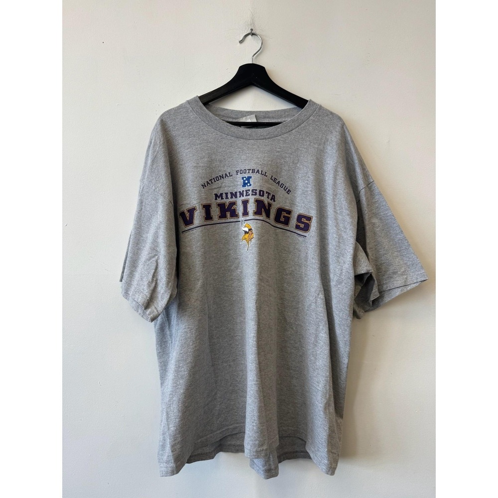 Vintage Minnesota Vikings Shirt Mens 2XL Gray NFL Football Lee Sport 90s